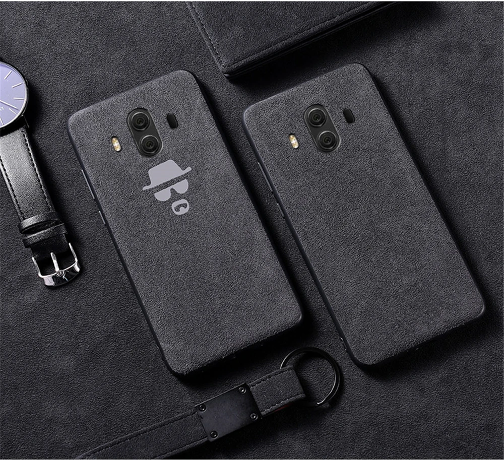 Luxury Suede Fur Leather Phoen Case For OnePlus 5 5T 6 6T 7 Pro Shockproof Batman Soft Back Cover for One Plus 6T 5T Coque Capa