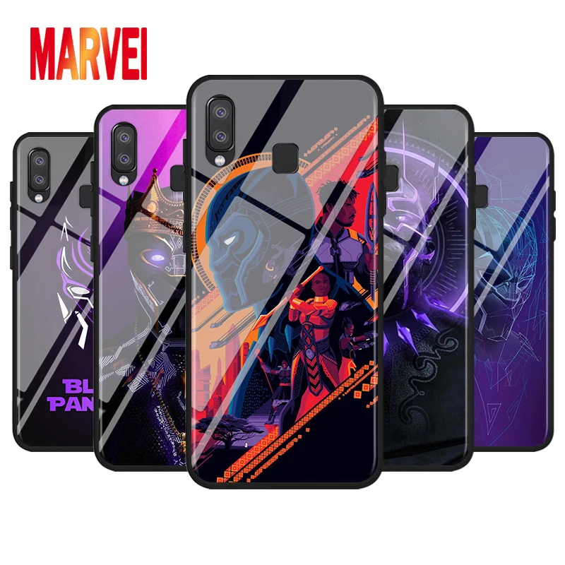 

Fashion Panther Marvel For Samsung Galaxy A90 A80 A70 S A60 A50S A30 S A40 S A2 A20E A20 S A10S A10 E Black Phone Case Cover