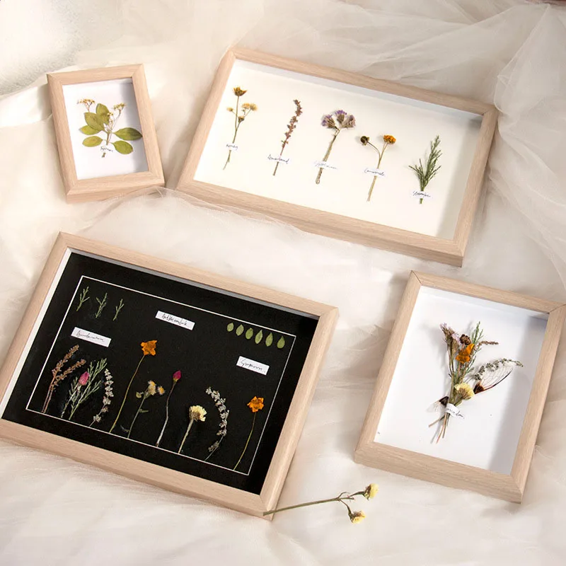 6/7 дюймовая стойка для образцов рамка фотографий из МДФ с отделкой под дерево