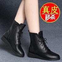 brand design gothic boots square heel lace up platform women ankle boots woman shoes minimalist lace up front combat boots