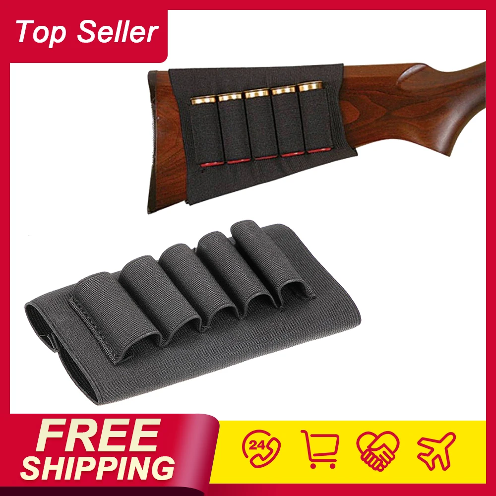 Охотничий патронный ремень для страйкбола Тактический 5 патронов дробовиков 12/20GA