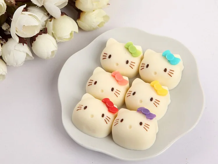 Различные стили выпечки шоколадные формы розы в форме сердца Мультфильм пудинг