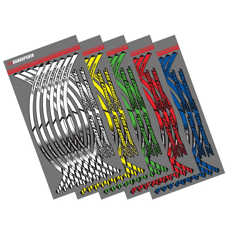 12 X наружное кольцо наклейка для мотоцикла полосатые аксессуары колес