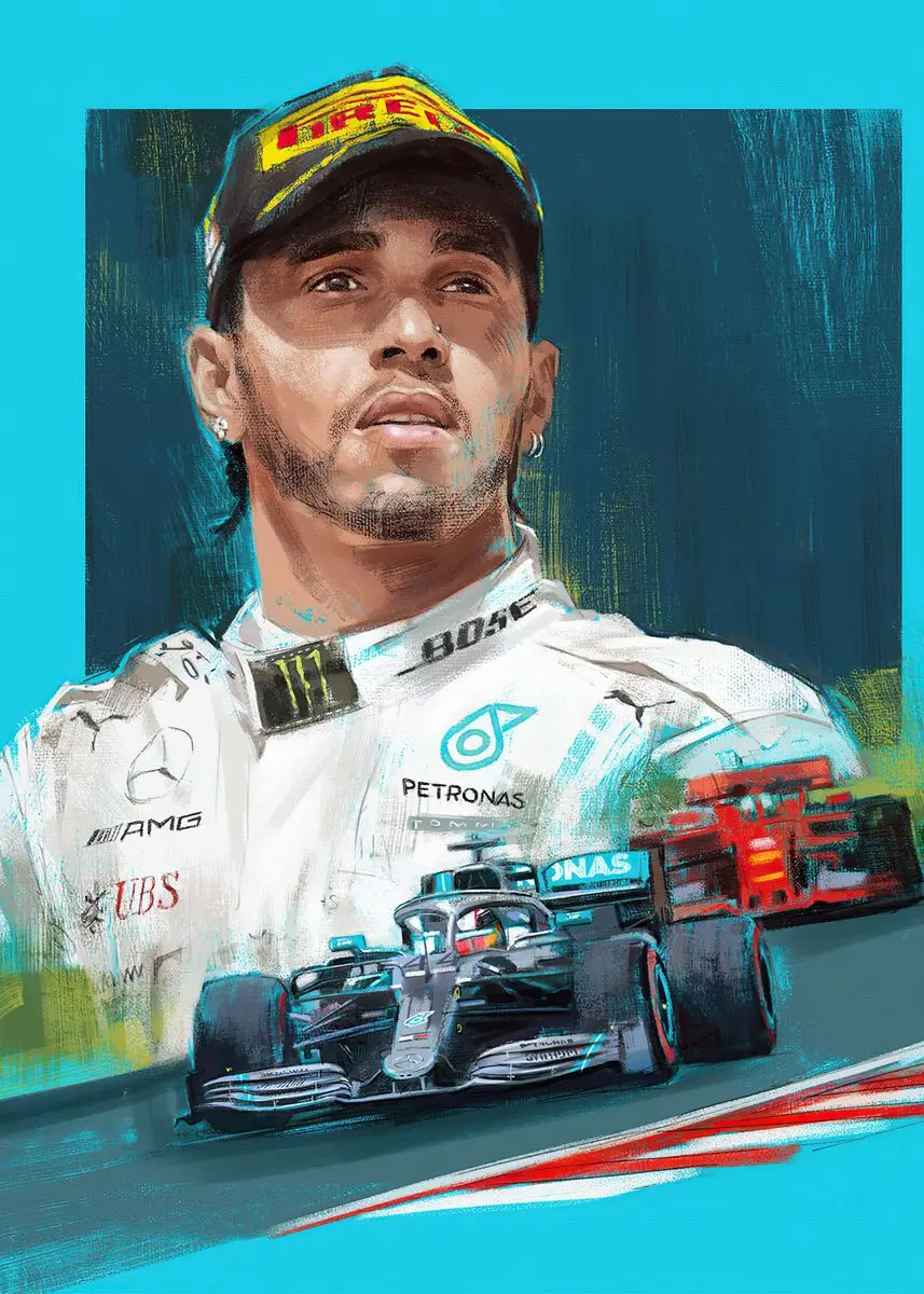 F1 формула Mclaren World наклейка мозна/Льюис Гамильтон декоративный плакат