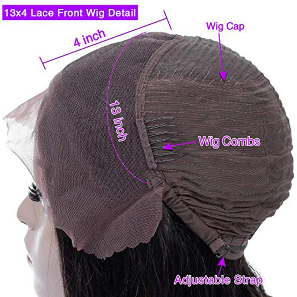 13х4 короткие кружевные передние человеческие волосы парики для женщин