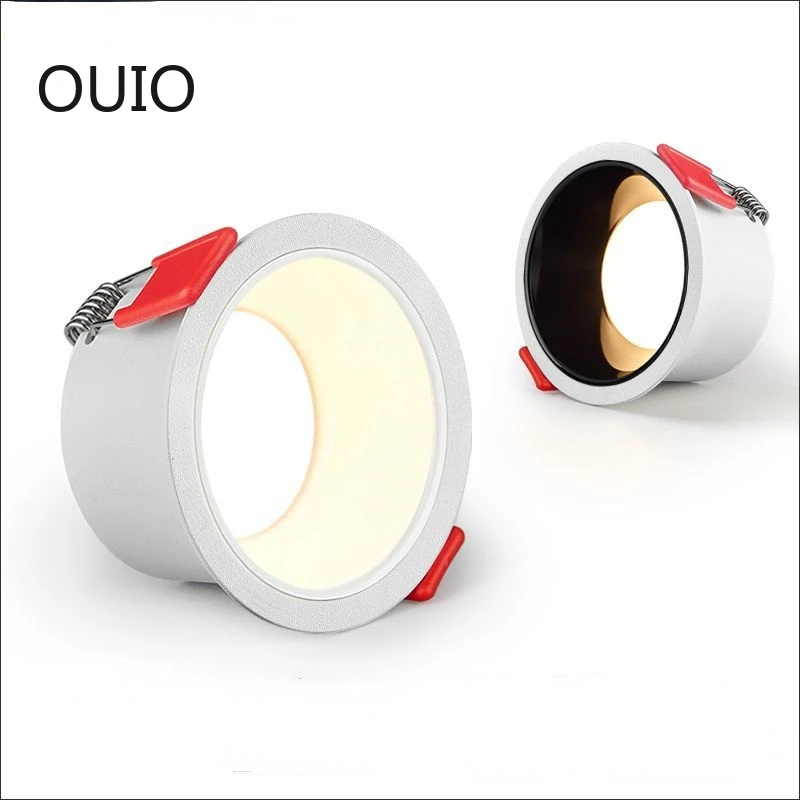 

Встраиваемый потолочный СВЕТОДИОДНЫЙ Светильник направленного света, освещение для дома, гостиной, без светильник щения, глубокое антибли...