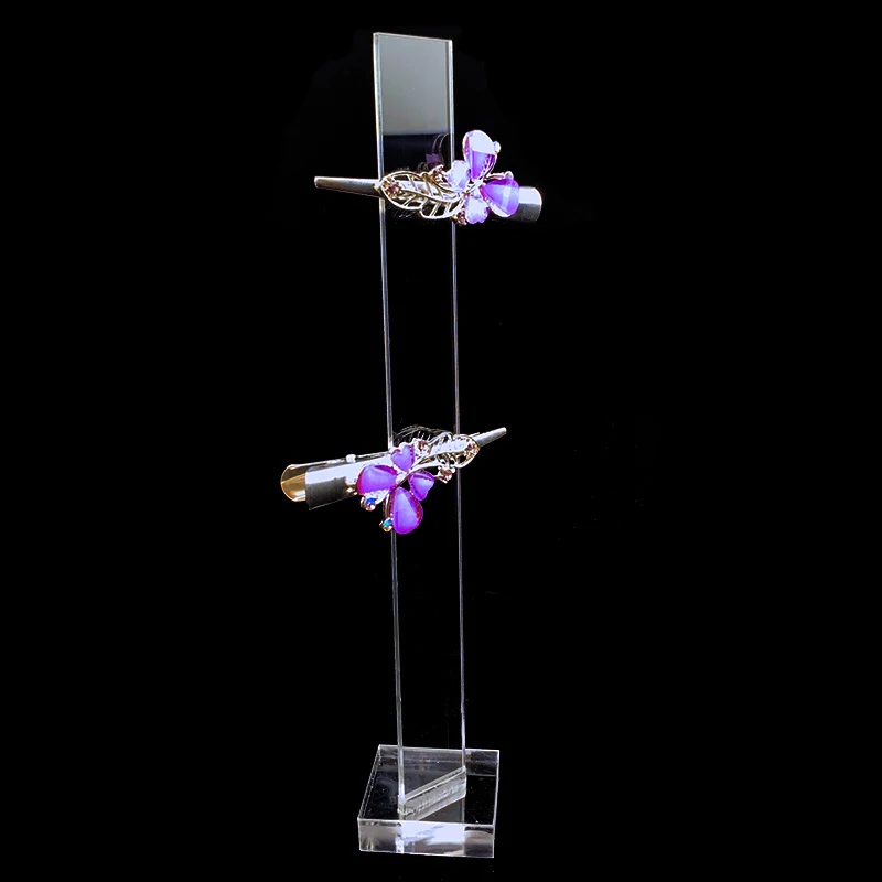 

Acrylic hair clips holder hairpin accessories stand tiara display haar clip pins organizer jewelry support case