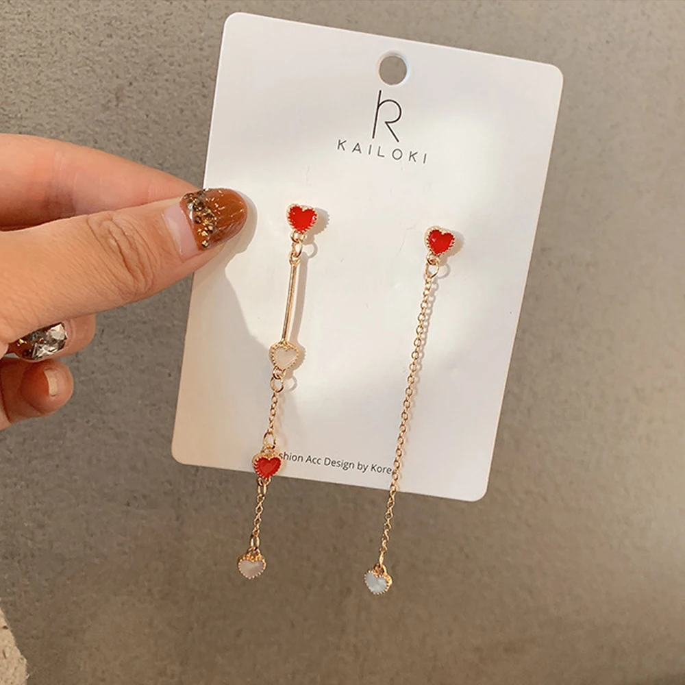 Серьги асимметричные с длинными кисточками серебро 925 пробы|Серьги-подвески| |