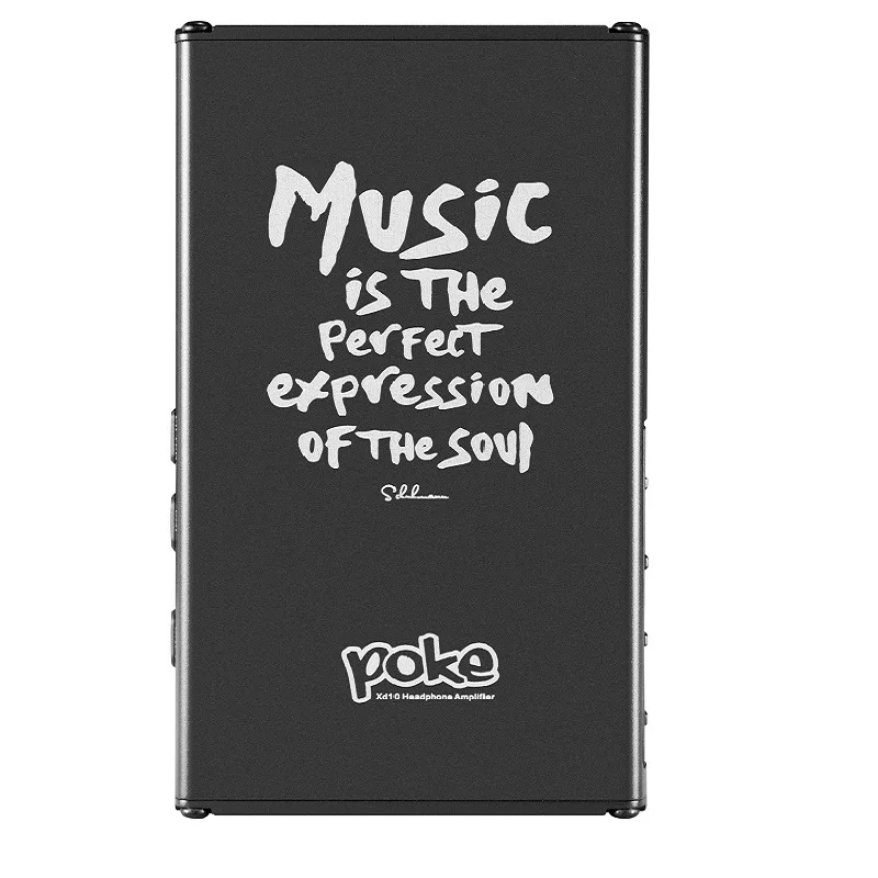 Xduoo Poke XD-10 XD10 портативный HIFI аудио DSD256 AK4490 Карманный полнофункциональный USB ЦАП усилитель наушников поддержка DSD PMC - Цвет: Черный