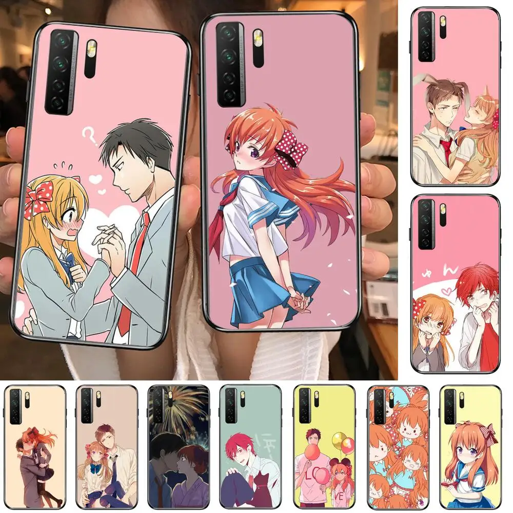 

Monthly Girls' Nozaki-kun Black Soft Cover The Pooh For Huawei Nova 8 7 6 SE 5T 7i 5i 5Z 5 4 4E 3 3i 3E 2i Pro Phone Case cases