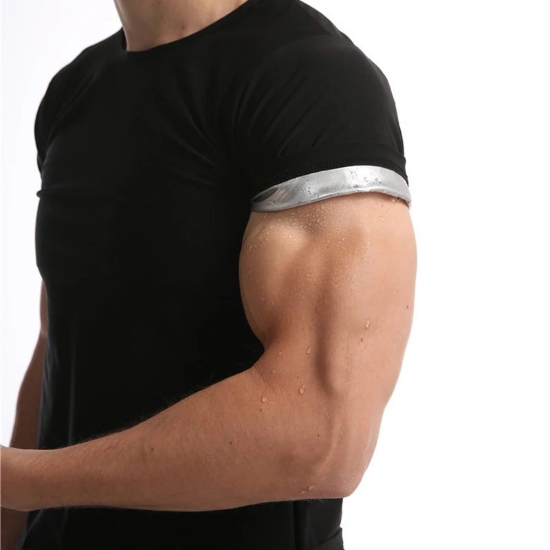 Men's Heat Trapping Shirt Sweat Enhancing Vest Body Shaper Slimmer Sauna Effect Suits Shapewear Compression Outfit Workout Tops