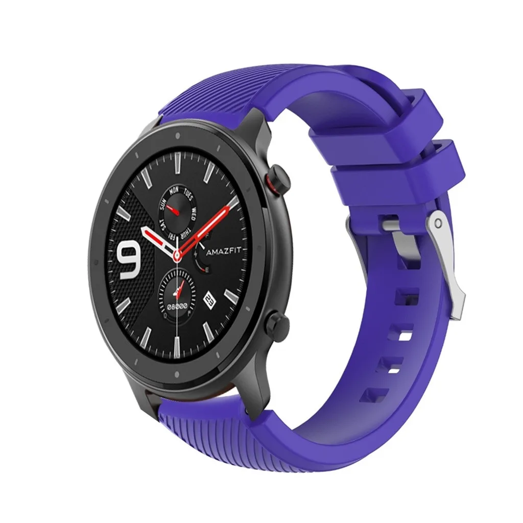 Ouhaobin 22 мм силиконовый сменный ремешок для Xiaomi Huami Amazfit GTR 47 мм Смарт-часы correa для Amazfit gtr ремешок 910#2