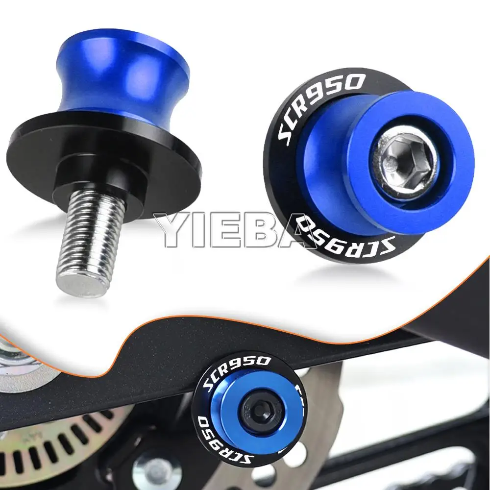 

Motorcycle CNC Aluminum Accessories 6MM Swingarm Spools Slider Stand Screws For Yamaha SCR950 SCR 950 2017 2018 2019 2020 2021