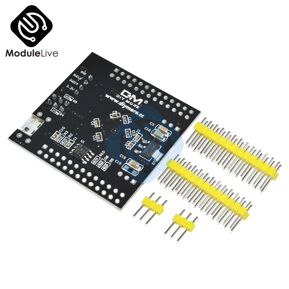 Миниатюрная макетная плата STM32F103RBT6 ARM STM32 минимальный модуль флэш платы M2 76 для