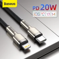 baseus usb c cable for iphone 13 12 pro max pd 20w fast charge cable for iphone 11 8 charger usb type c cable for macbook pro
