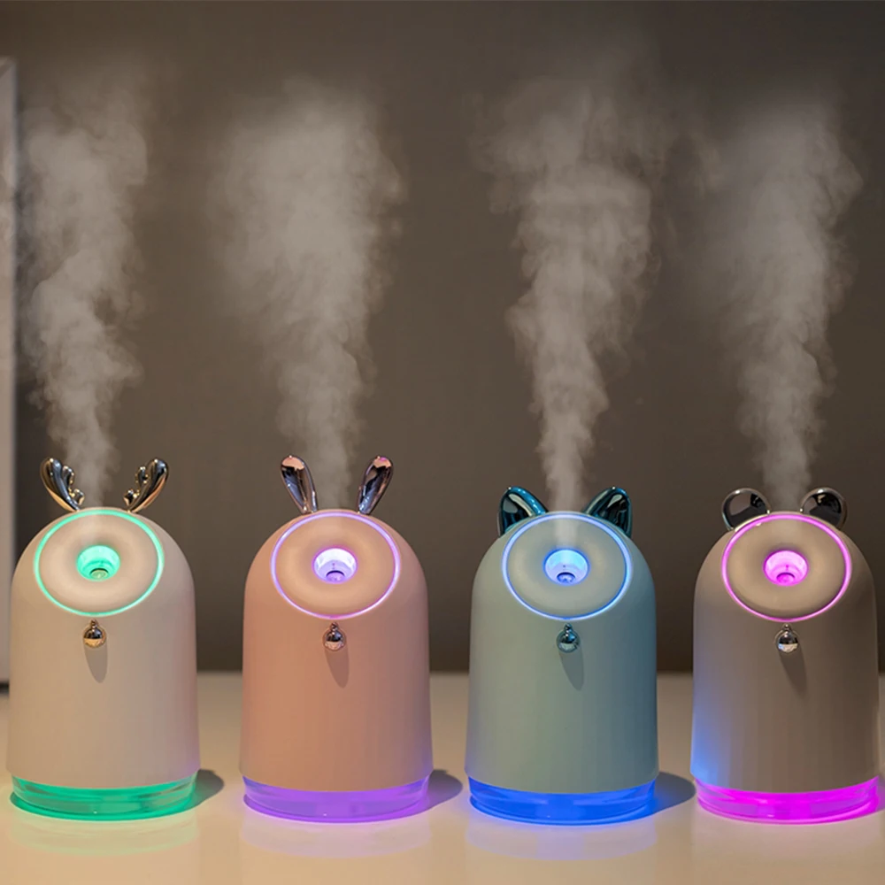 

KBAYBO Cute Air Humidifier USB Ultrasonic Aroma Essential Oil Diffuser 800mAh Built-in battery Rechargeable Fogger Mist Maker