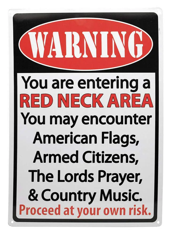 Новый Винтажный Ретро металлический предупредительный флаг с красной