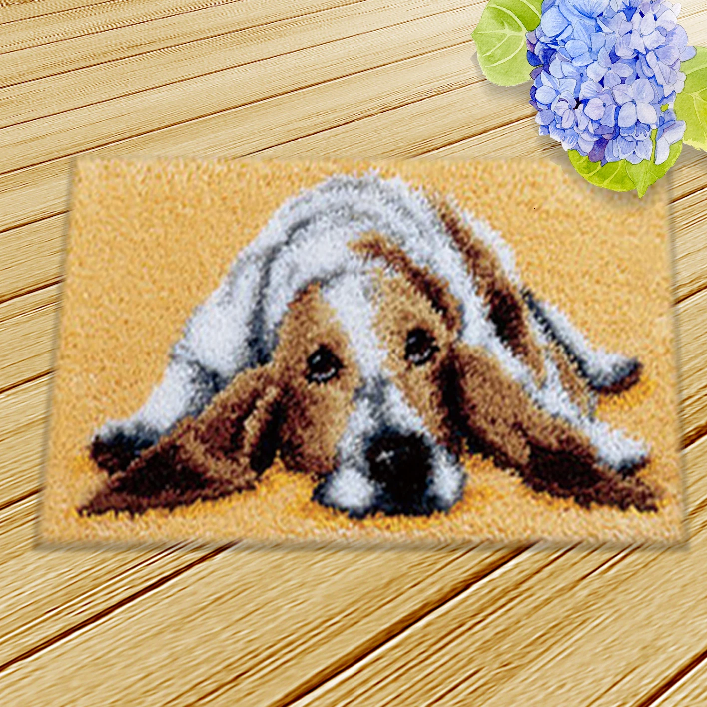 Latch Hook Kits Canvas Tapijt Foamiran For Needlework Embroidery Mat Dieren Knooppakket Blank Cushions Do It Yourself | Дом и сад