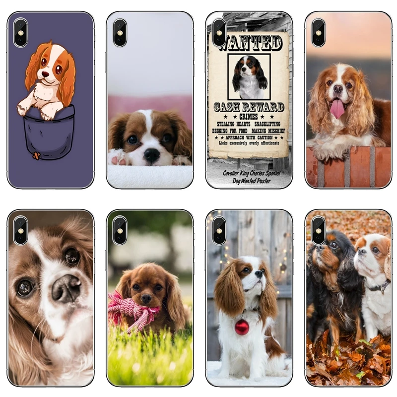 Мягкий чехол для Xiaomi King Charles Spaniel Dog Для Mi 9 9T CC9 CC9E 8 SE Pro A2 Lite 6X 5 4 A3 A1 Max Mix 2 3 Pocophone F1 |