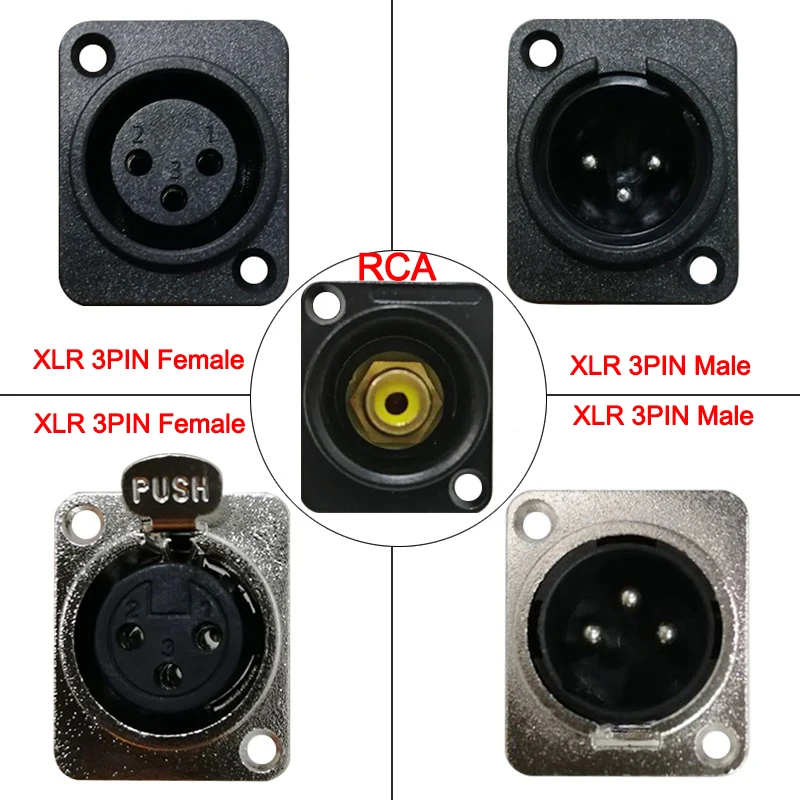86 Тип панели из алюминиевого сплава настенная электрическая розетка 3PIN XLR разъем
