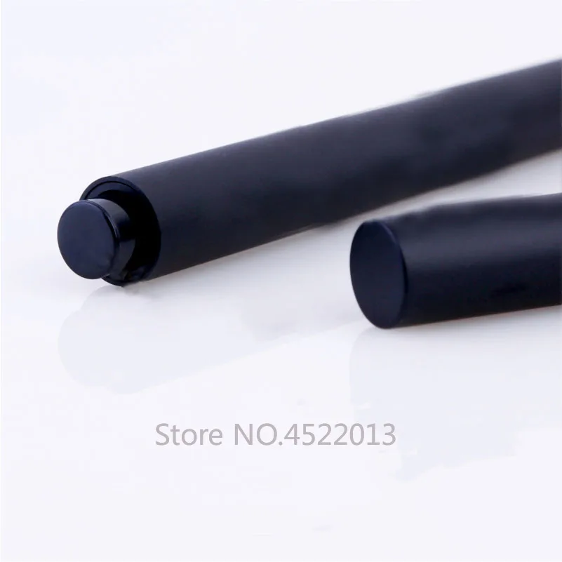 

10/30/50pcs 3g Matte Black Lips Press Type Direct Hot Filling Round Empty Lipstick Tube Lip Balm Container Shell Packaging