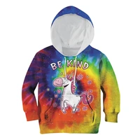 unicorn be 3d printed hoodies kids pullover sweatshirt tracksuit jacket t shirts boy girl cosplay