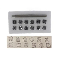stamps for leather zodiac grass constellation animal mold set for leathercraft stamping embossing handmade diy work tool