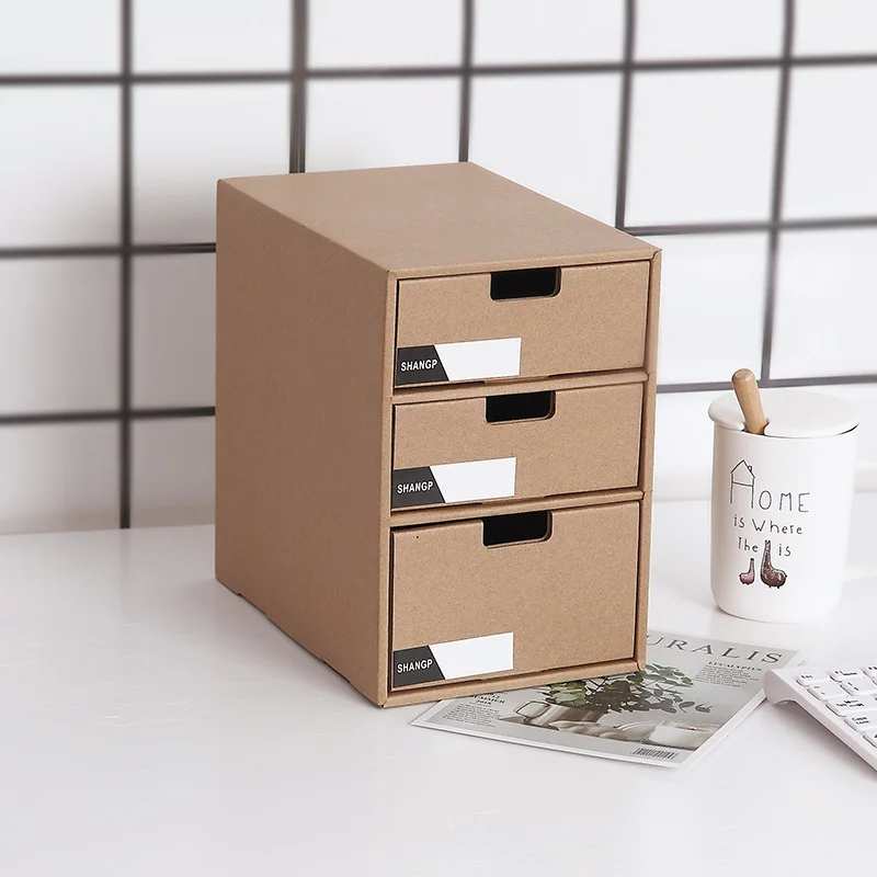 Ящик для хранения бумажных ящиков креативная стойка сортировки документов