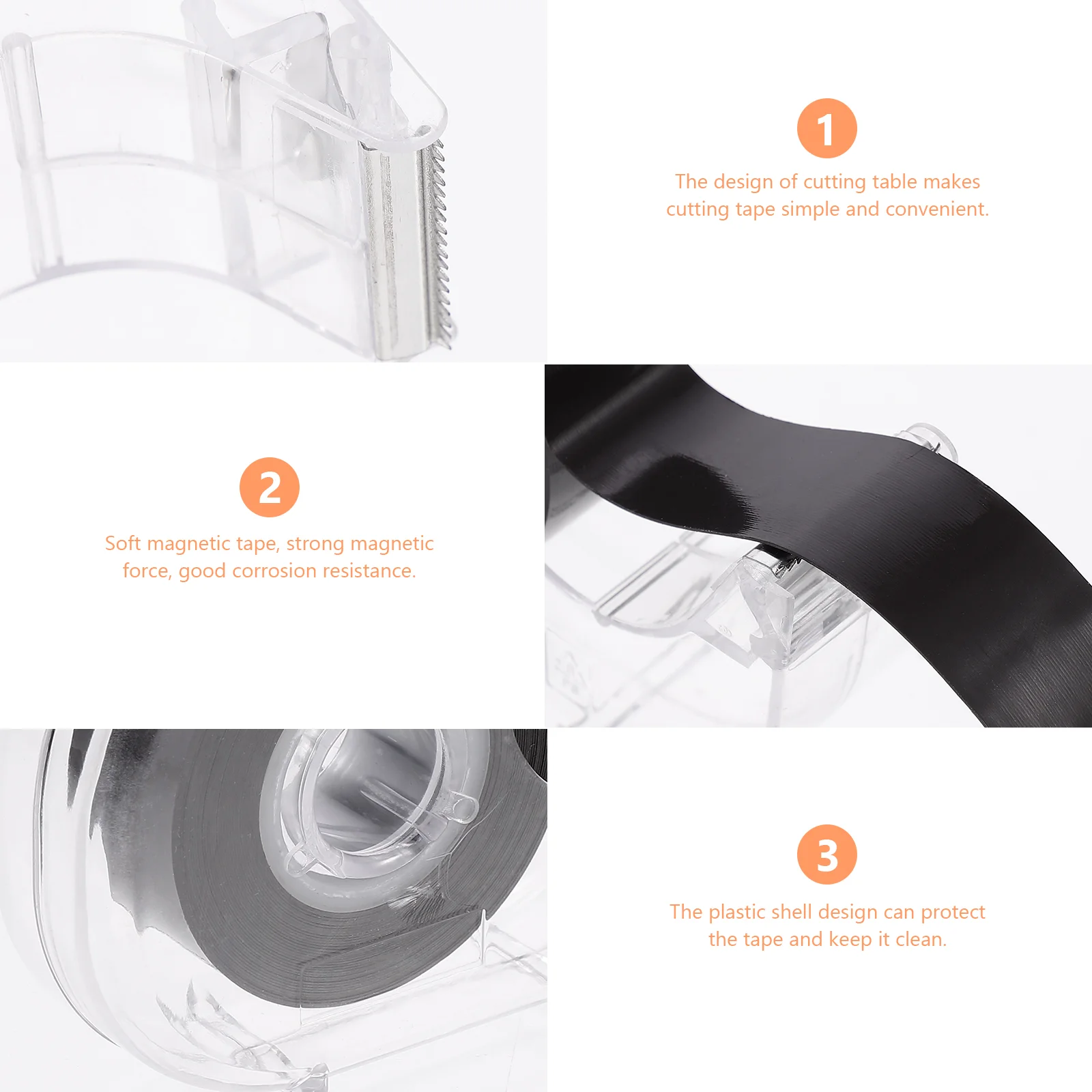 Магнитный диспенсер для рулона клейкой ленты Diy проектов гибкие белые доски