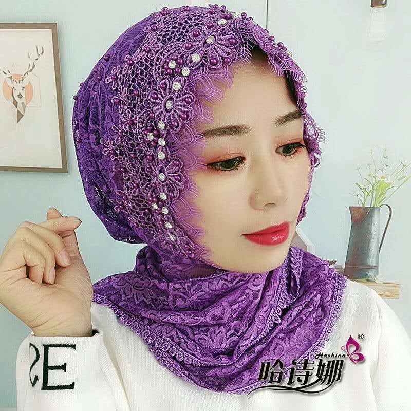 Moslem girl hijabs мусульманский шарф кружевная мгновенная накидка|shawl wrap|islamic shawlsgirls hijab |