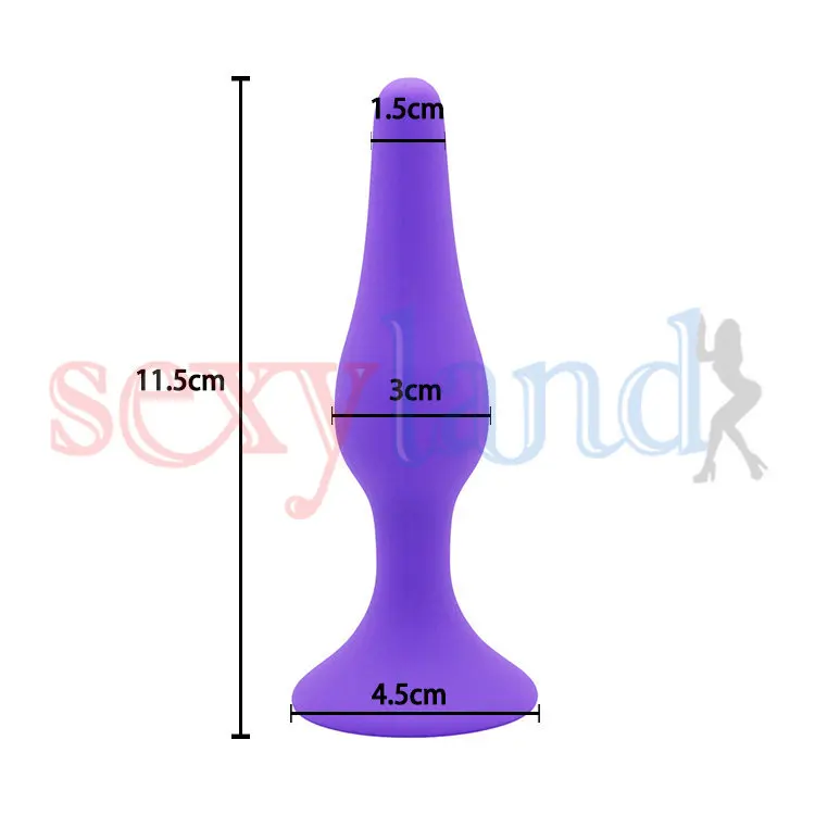 Силиконовые Velet Touch анальные секс-игрушки Анальная пробка вставка с сильной