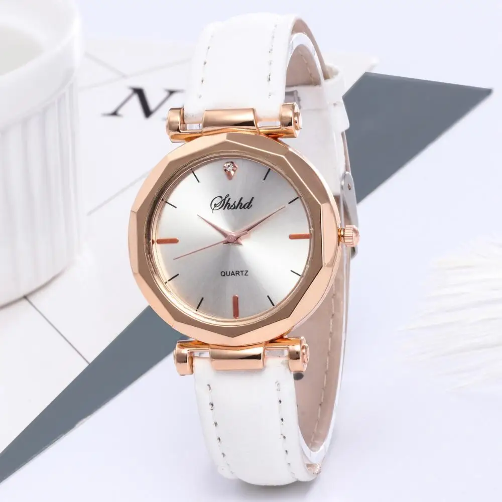 

2020 Fashion Women's Watches Luxury Ladies Leather Quartz Wristwatch Reloj Mujer Montre Femme Clock Gifts for The New Year