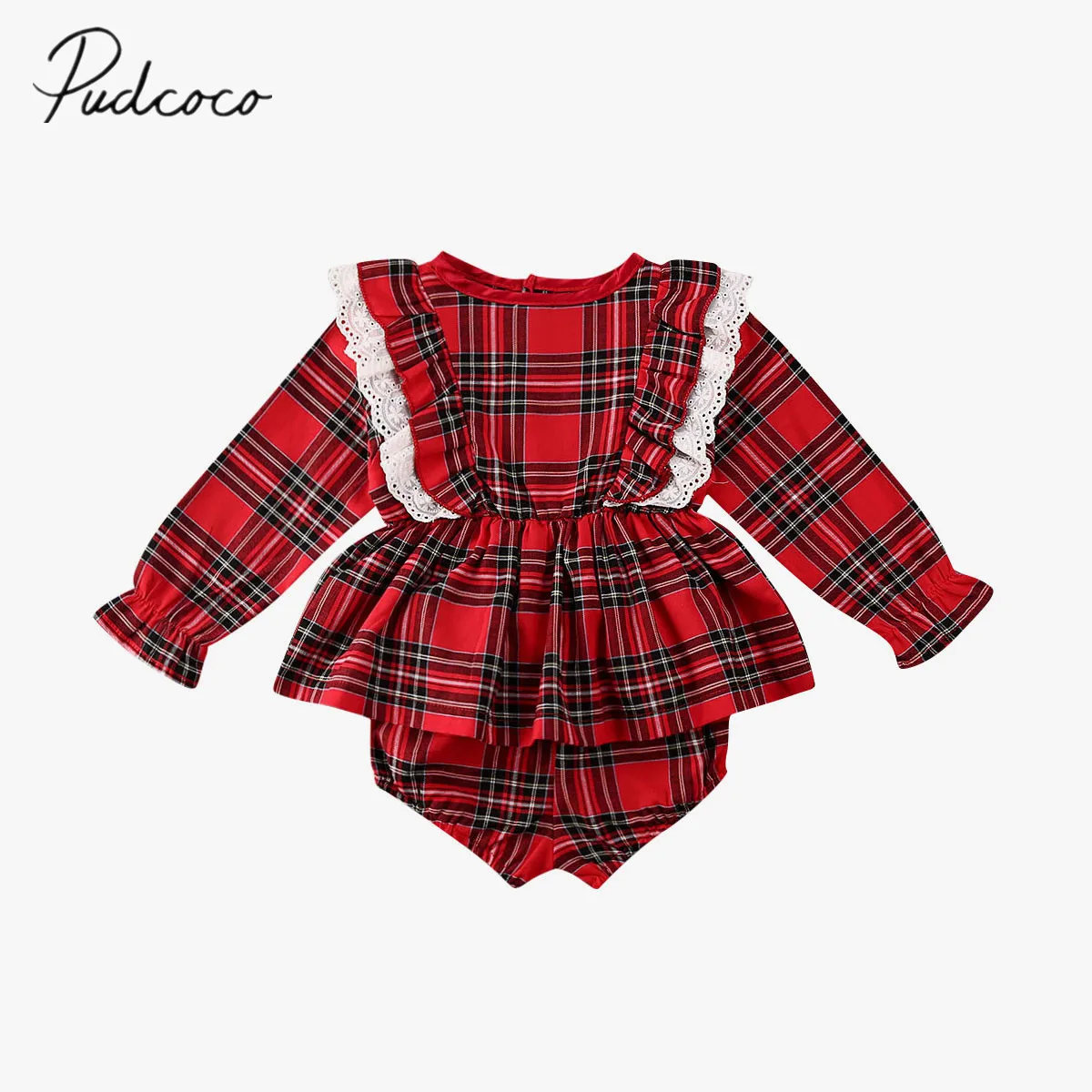 2 шт. кружевное платье с длинным рукавом и шорты из ПП|Комплекты одежды| |