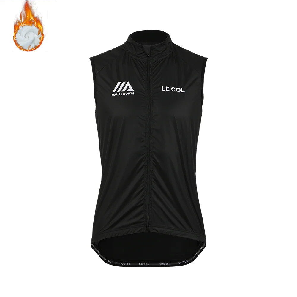 Le Col x Haute Route Official Cycling Vest thermal fleece Bicycle Clothes Racing Jersey Keep Warm and Try RoadBike Cycling Gilet