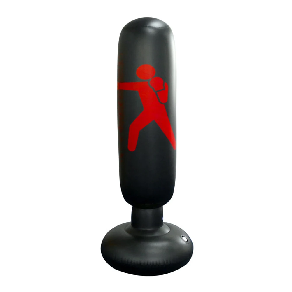 

Inflatable Boxing Bag Training Pressure Relief Exercise Punch Standing Sandbags Exercise Fitness Equipment for Adults Children