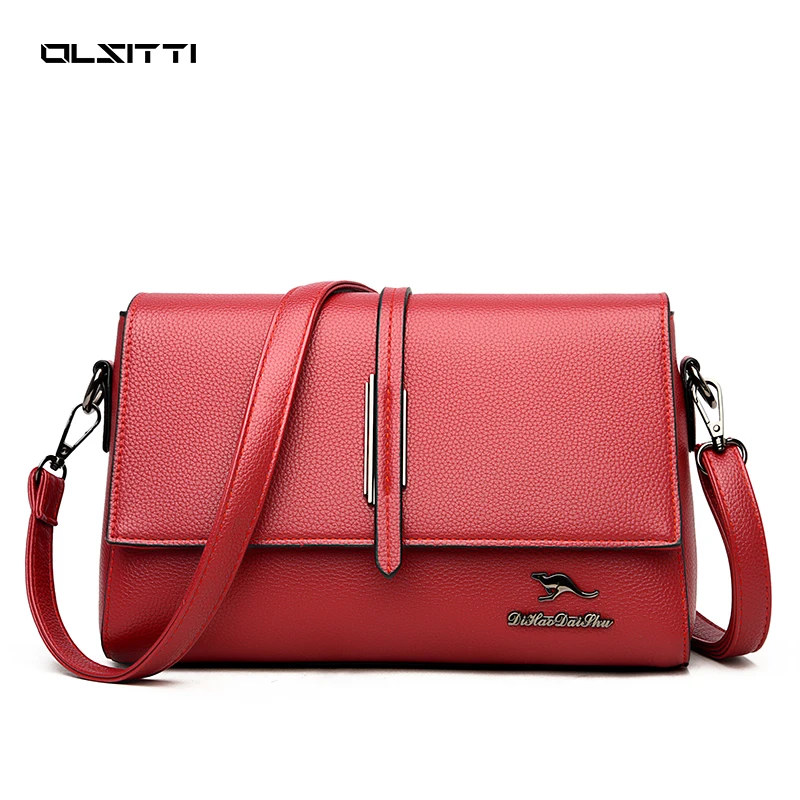 

Solid Color High Quality Pu Leather Shoulder Bags for Women 2020 Summer Day Casual Female Crossbody Fashion Handbags Sac A Main