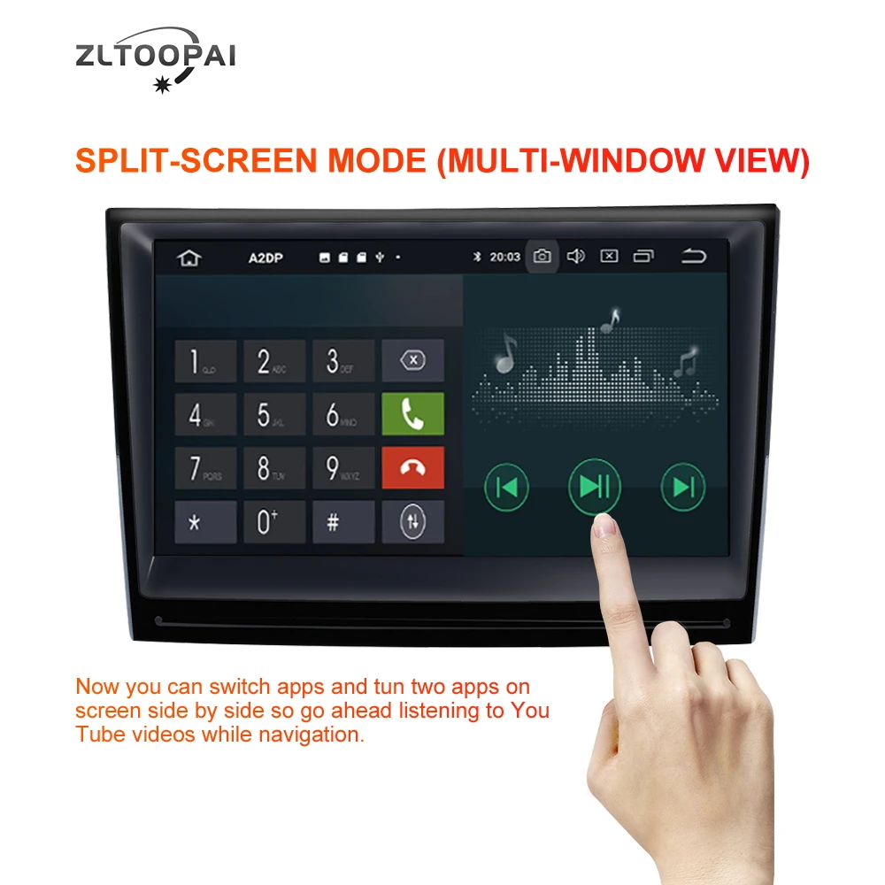 ZLTOOPAI Android 10 автомобильный Радио мультимедийный плеер для Porsche 911/997/Cayman/Boxter 2 Din головное устройство gps навигация стерео ips SWC