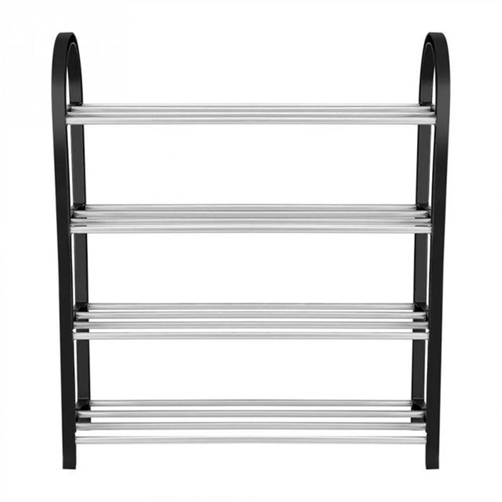 3/4 слоя обувной стеллаж Органайзер стойки сплошной полки для - Цена: 1047.57