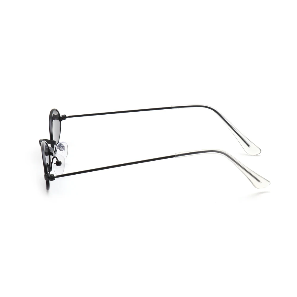 Очки солнцезащитные для мужчин и женщин овальные винтажные с маленькой оправой