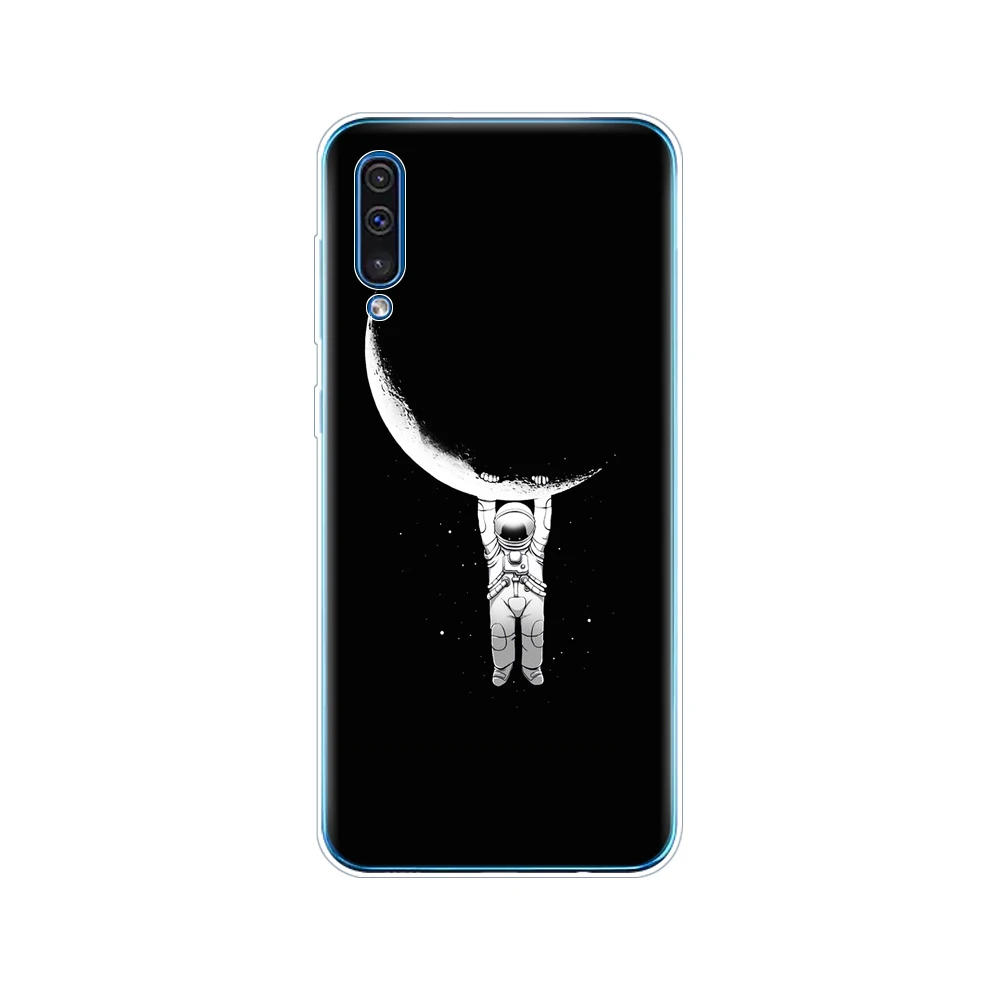 Чехол для Samsung Galaxy A30S силиконовая прозрачная задняя крышка чехол телефона A30 A307
