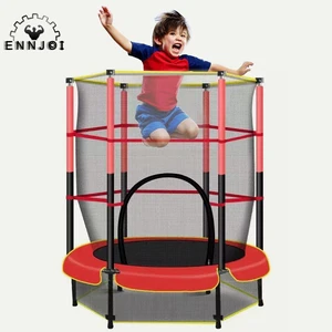 hot 6ft trampoline home children indoor outdoor large with safety net nursery bungee jumping bed outdoor fitness trampoline free global shipping