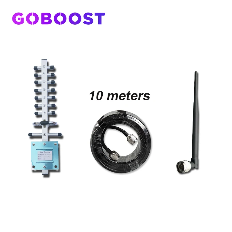 Усилитель мобильного сотового сигнала GOBOOST gsm антенна 2g 900 ретранслятор lte 1800 3g 4g