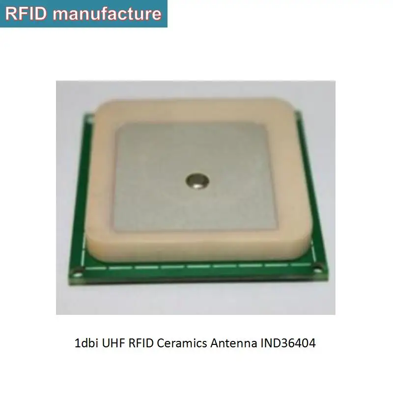 

iso18000 860mhz 960mhz uhf rfid 1dbi ceramics antenna rfid Circular Polarized for UHF RFID desktop reader inventory car access