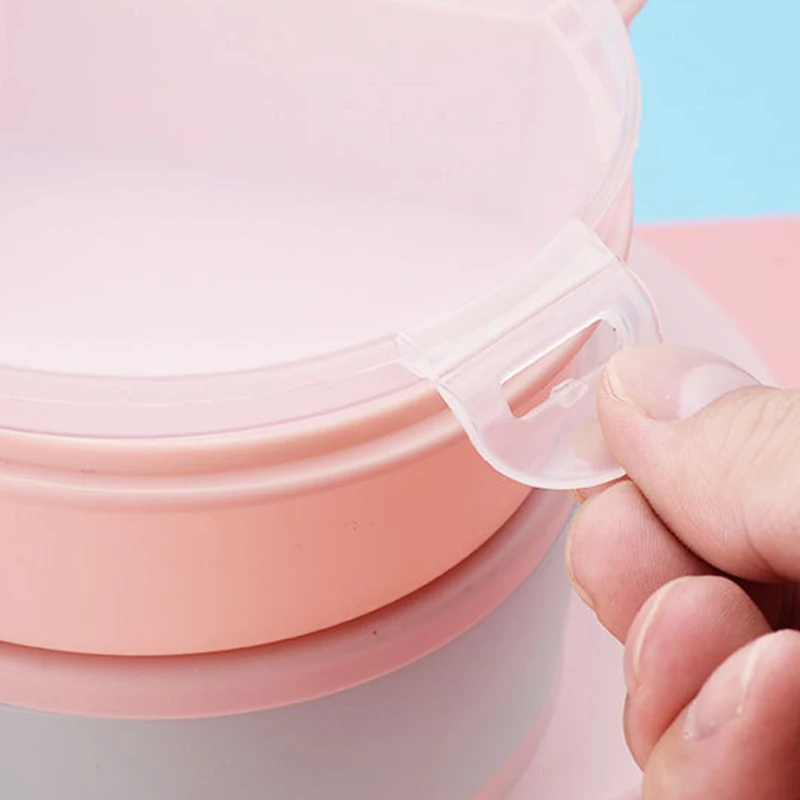 

Three Layer Nut Serving Platter Flower-Shaped Rotating Snack Containers Candy Tray Snack Box for Party Home Picnic PAK55