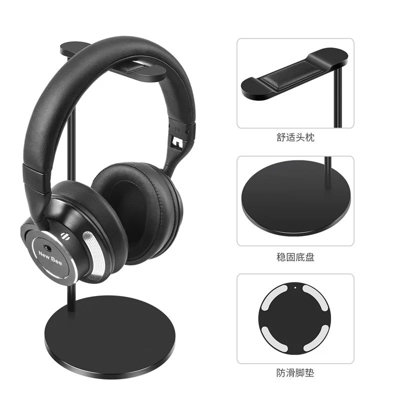 

Hook Head Mounted Headphone Headset Holder For Audio Technica Earphone Stand For Beyerdynamic Earphone Bracket Stand Desk Stand