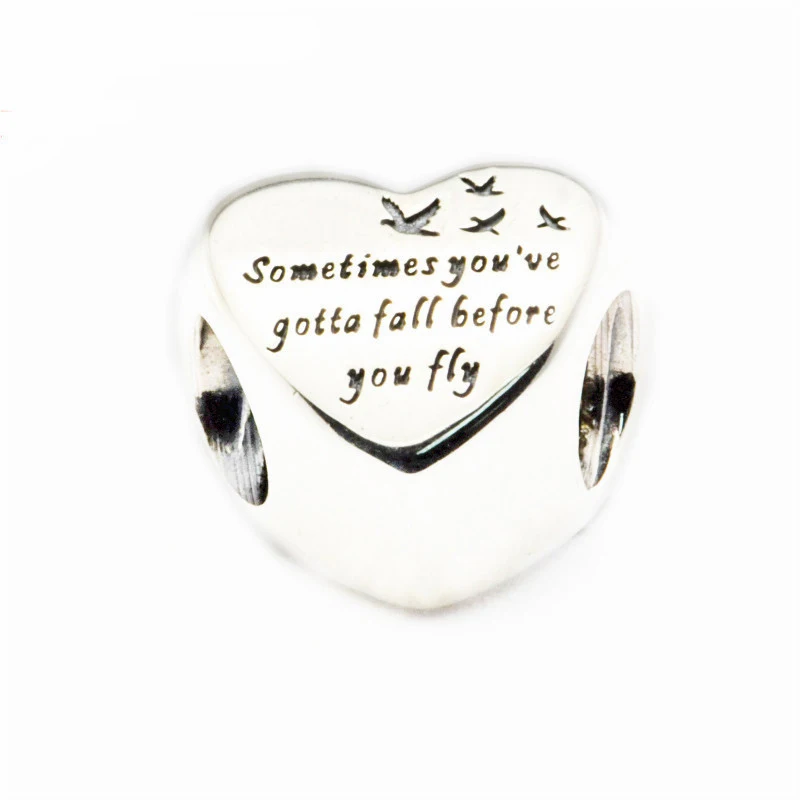 

Heart of Freedom Silver Beads for Jewelry Making DIY Vintage Charm Beads for Silver 925 Original Charms Bracelets Women Jewelry