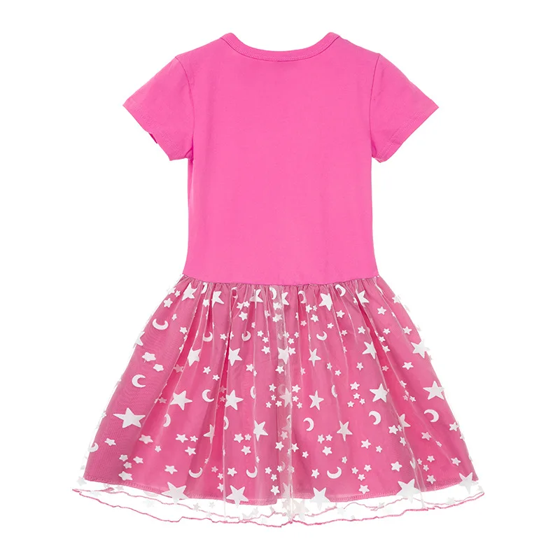 Платье для девочек летняя одежда малышей милое платье принцессы Костюм