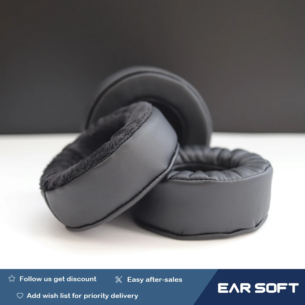 Earsoft Replacement Ear Pads Cushions for Philips SHL-3060BK/00 Headphones Earphones Earmuff Case Sleeve Accessories