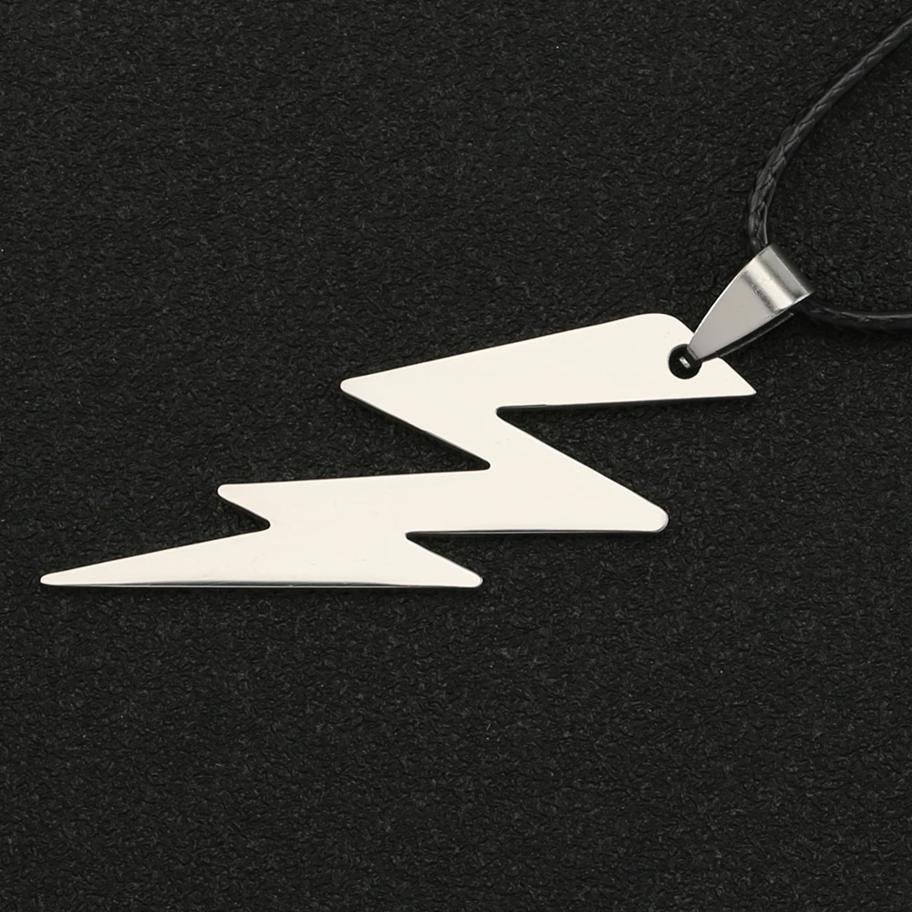 Женская подвеска из нержавеющей стали с молнией болтом гром Thunderbolt|Ожерелья