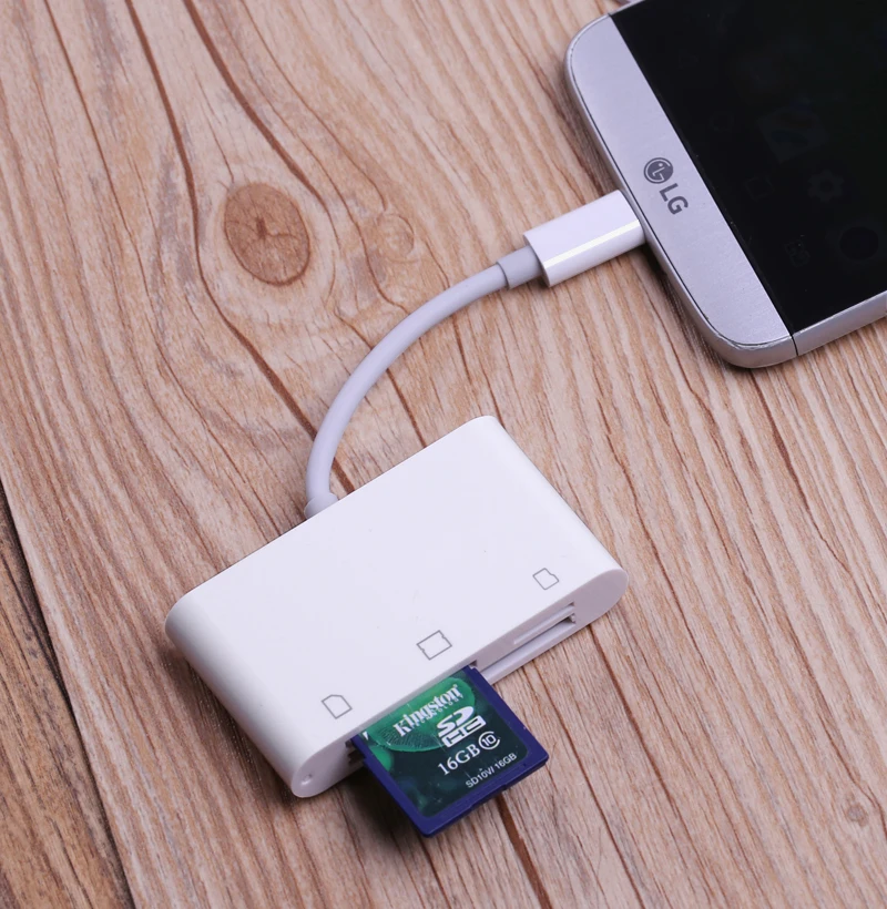 3в1 usb 31 type c кардридер usb c tf microsd sd cf otg адаптер